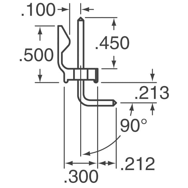 26482056 Molex  Embases à broches mâles